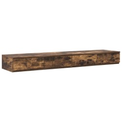 Tiroirs de lit avec tiroir Chêne fumé 140 x 36,5 x 16,5 cm 616743616743