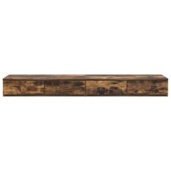 Tiroirs de lit avec tiroir Chêne fumé 140 x 36,5 x 16,5 cm 616743616743