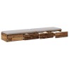 Tiroirs de lit avec tiroir Bois ancien 140 x 36,5 x 16,5 cm 616744616744