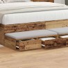 Tiroirs de lit avec tiroir Bois ancien 140 x 36,5 x 16,5 cm 616744616744