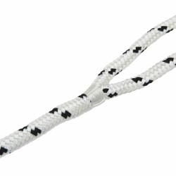 Corde de bateau 6 m 1.4 Blanc et noir Polyester 616751616751