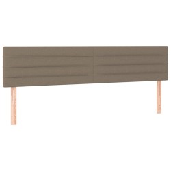 Têtes de lit Taupe 160x5x78/88 cm Tissu 616752616752