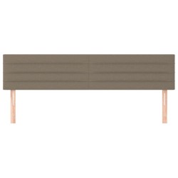 Têtes de lit Taupe 160x5x78/88 cm Tissu 616752616752