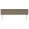 Têtes de lit Taupe 160x5x78/88 cm Tissu 616752616752
