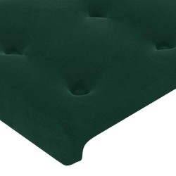 Têtes de lit Vert foncé 160x5x78/88 cm Velours 616754616754