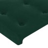 Têtes de lit Vert foncé 160x5x78/88 cm Velours 616754616754