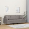 Canapé 3 places avec oreillers décoratifs taupe 180 cm tissu 616758616758