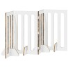 Clôture pliable pour animaux 4 pcs Chêne Fumé 201 x 38 x 90 cm 616760616760