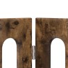 Clôture pliable pour animaux 4 pcs Chêne Fumé 201 x 38 x 90 cm 616760616760