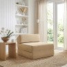 Canapé-lit pliable Vert Gris 60 x 70 x 41 cm Tissu 616765616765