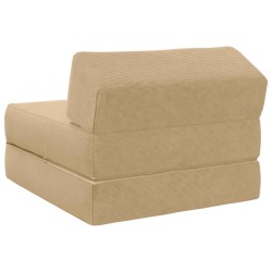 Canapé-lit pliable Vert Gris 60 x 70 x 41 cm Tissu 616765616765