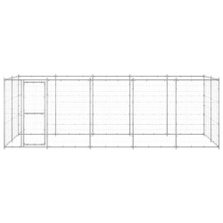 Chenil extérieur Acier galvanisé 12,1 m² 616767616767