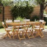 Chaises de bistrot d'extérieur 8 pcs Crème blanc 616768616768