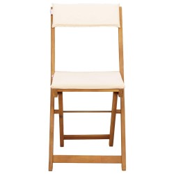 Chaises de bistrot d'extérieur 8 pcs Crème blanc 616768616768