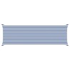 Voile d'ombre Bleu et Blanc 6 x 2 m 100 % polyester Oxford 616771616771