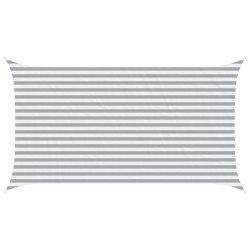 Voile d'ombre Gris clair et blanc 4,5 x 2,5 m 616775616775