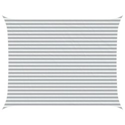 Voile d'ombre Gris clair et blanc 4,5 x 3,5 m 616776616776