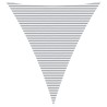 Voile d'ombre Gris clair et blanc 5 x 6 x 6 m 616777616777