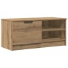 Meuble TV chêne artisanal 80x35x36,5 cm bois d'ingénierie 616778616778