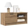 Meuble TV chêne artisanal 80x35x36,5 cm bois d'ingénierie 616778616778