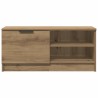 Meuble TV chêne artisanal 80x35x36,5 cm bois d'ingénierie 616778616778