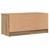 Meuble TV chêne artisanal 80x35x36,5 cm bois d'ingénierie 616778616778
