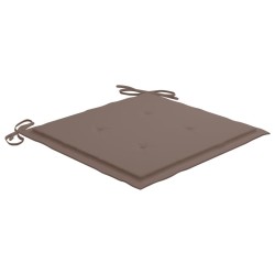 Chaises à manger d'extérieur lot de 6 et coussins Acacia massif 616788616788