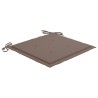 Chaises à manger d'extérieur lot de 6 et coussins Acacia massif 616788616788