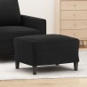 Repose-pied Noir 60x50x41 cm Velours 616790616790