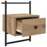 Cabinet de chevet Chêne artisanal 35 x 30 x 51 cm 616791616791