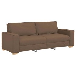 Canapé 3 places Marron 180 cm Tissu 616796616796