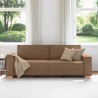 Canapé 3 places Marron 180 cm Tissu 616796616796