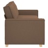 Canapé 3 places Marron 180 cm Tissu 616796616796