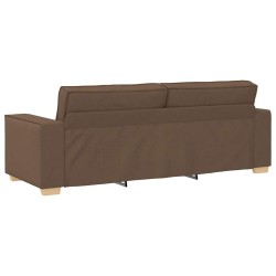 Canapé 3 places Marron 180 cm Tissu 616796616796