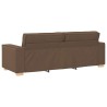 Canapé 3 places Marron 180 cm Tissu 616796616796