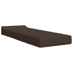 Canapé-lit pliable Taupe 200 x 70 x 15 cm Tissu 616798616798