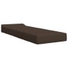 Canapé-lit pliable Taupe 200 x 70 x 15 cm Tissu 616798616798