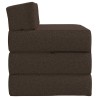 Canapé-lit pliable Taupe 200 x 70 x 15 cm Tissu 616798616798