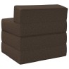 Canapé-lit pliable Taupe 200 x 70 x 15 cm Tissu 616798616798