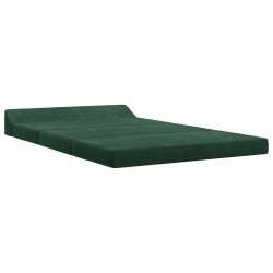 Canapé-lit pliable Vert foncé 120 x 60 x 49 cm Tissu 616799616799