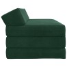 Canapé-lit pliable Vert foncé 120 x 60 x 49 cm Tissu 616799616799