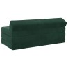 Canapé-lit pliable Vert foncé 120 x 60 x 49 cm Tissu 616799616799