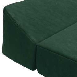 Canapé-lit pliable Vert foncé 120 x 60 x 49 cm Tissu 616799616799