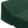 Canapé-lit pliable Vert foncé 120 x 60 x 49 cm Tissu 616799616799
