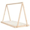 Cadre de lit pour enfants 90x200 cm bois de pin massif 616808616808