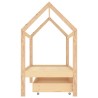 Cadre de lit pour enfant et un tiroir bois pin massif 80x160 cm 616809616809