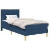 Cadre de lit Bleu 100 x 200 cm Polyester 616815616815