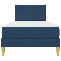 Cadre de lit Bleu 100 x 200 cm Polyester 616815616815