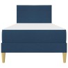 Cadre de lit Bleu 100 x 200 cm Polyester 616815616815