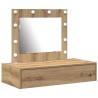 Table de Toilette Marron 83 x 40 x 70 cm Bois d'ingénierie 616816616816